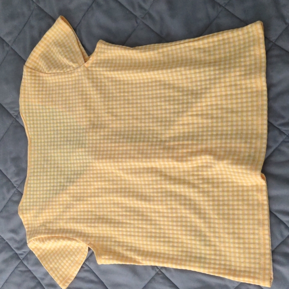 Madewell Gingham Now Yellow Top - Picture 6 of 6